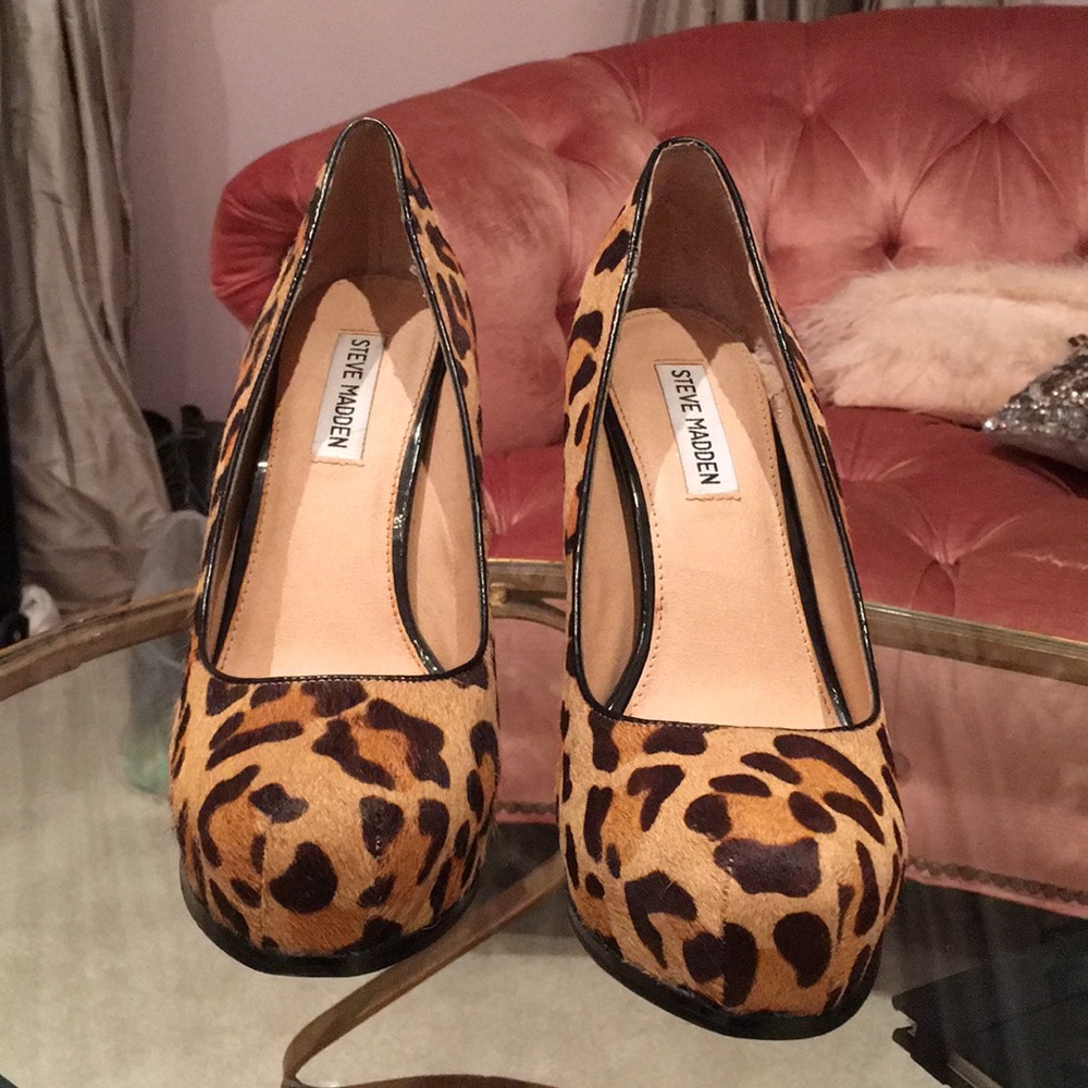 Steve Madden leopard Sarrina platform - Picture 3 of 5